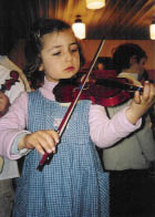 Foto einer Geigensch&uuml;erin.