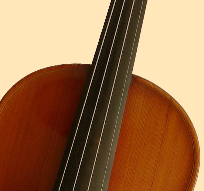 Oberster Teil der Geige &ndash; ohne Funktion im Men&uuml;.