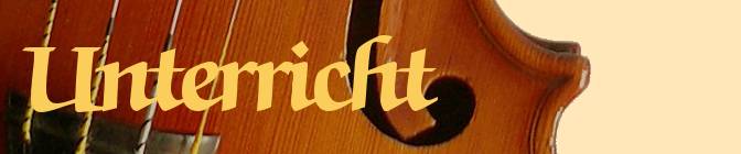 F&uuml;nfter Teil der Geige - Unterricht.